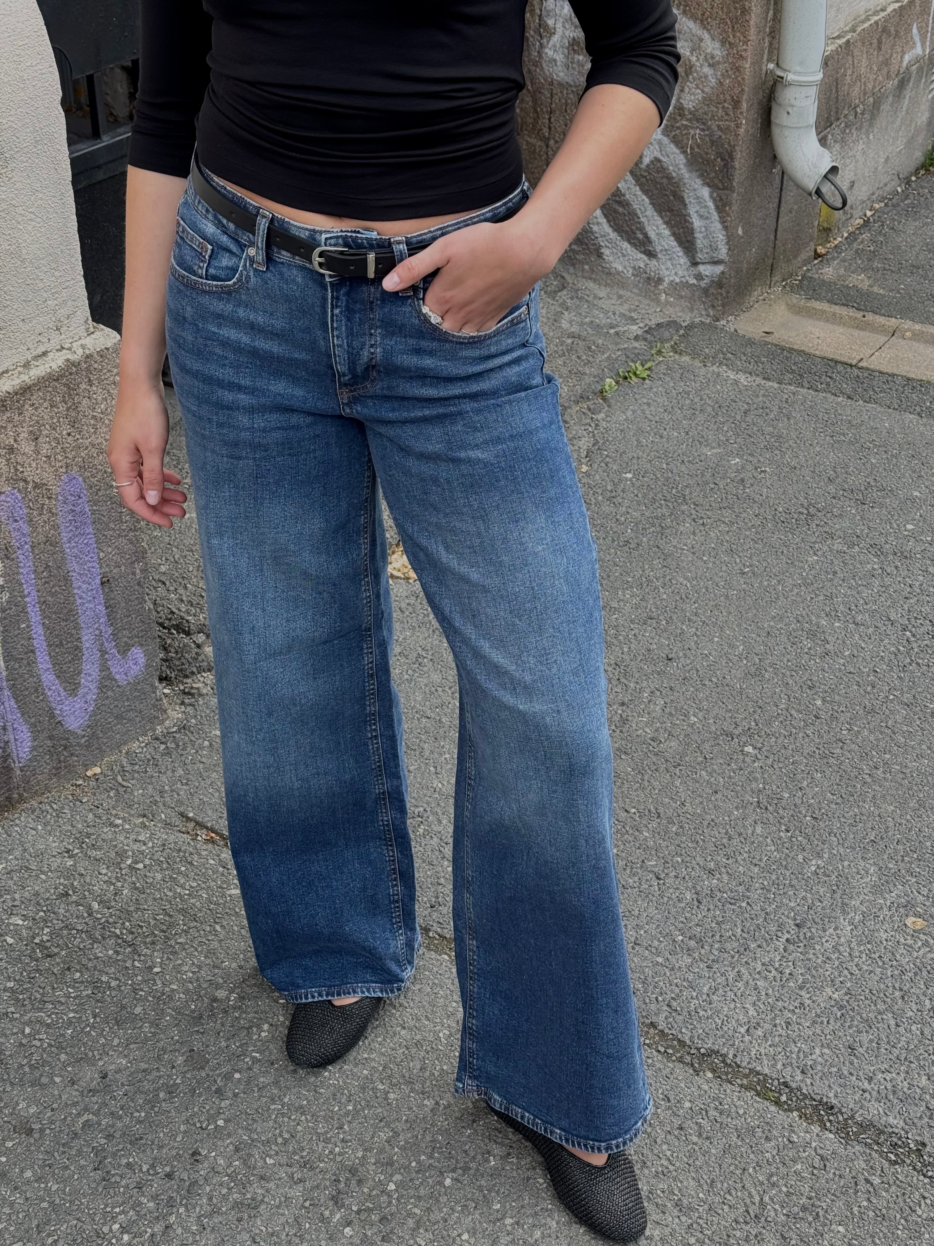 VMSANDIE-STRETCH Jeans - Medium Blue Denim